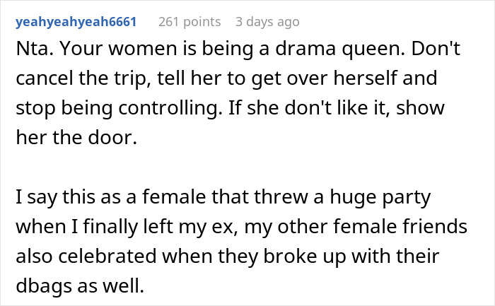 "This Sent My Girlfriend Into A Rage I&rsquo;ve Never Seen Before": Guy Throws "End Of Alimony" Party