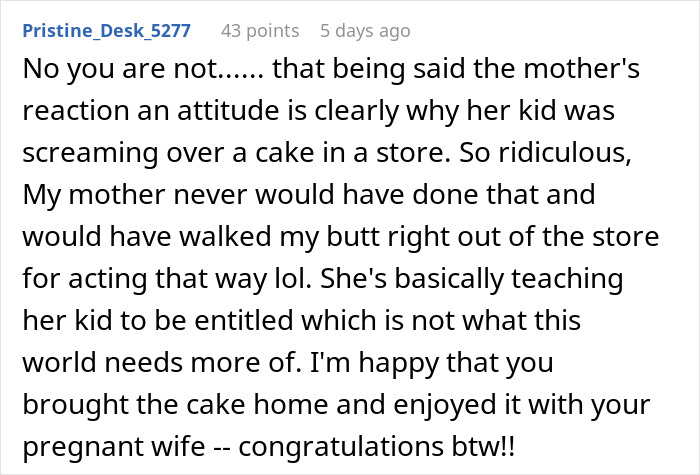 Man Buys A Bakery's Last Cake For His Pregnant Wife, Kid Throws A Tantrum Because She Wanted It Man Buys A Bakery's Last Cake For His Pregnant Wife, Kid Throws A Tantrum Because She Wanted It