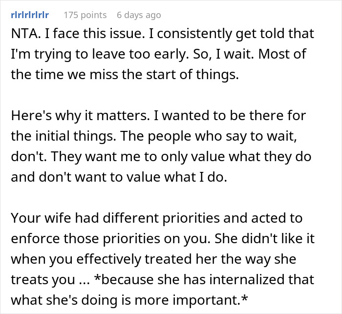 Man Can’t Grasp How His “Not Dumb” Wife Can Be So Bad At Time Management, Teaches Her A Lesson Man Can’t Grasp How His “Not Dumb” Wife Can Be So Bad At Time Management, Teaches Her A Lesson