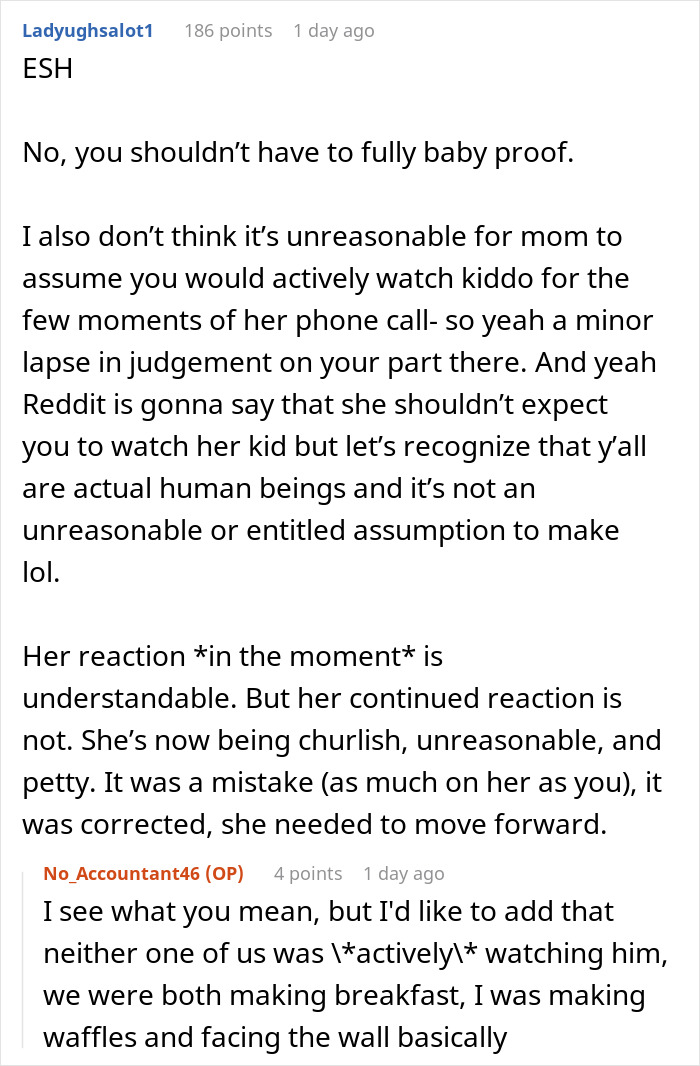 Woman Asks If She&rsquo;s Indeed A Jerk For Not Baby-Proofing Her Place After 2 Y.O. Was Put At Risk
