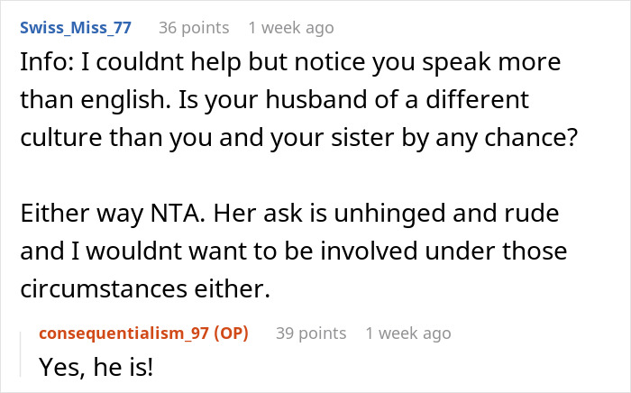 "[Am I The Jerk] For No Longer Wanting To Be In My Sister's Wedding After Her Request?"