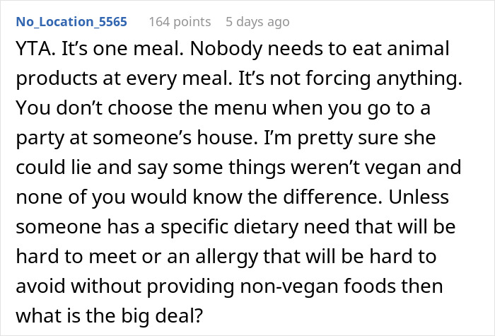 Guy Calls Out Vegan Sister For “Forcing An Entire Family To Adopt Her Choices”, Internet Is Split Guy Calls Out Vegan Sister For “Forcing An Entire Family To Adopt Her Choices”, Internet Is Split