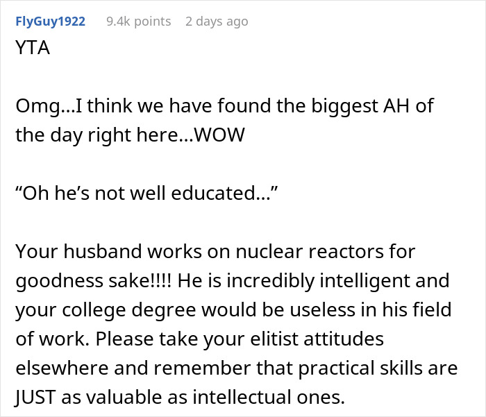 &ldquo;He Works On Nuclear Reactors&rdquo;: Woman Calls Husband Uneducated, Gets Called Out