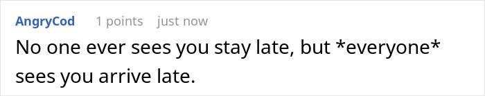 Person Sticks To Schedule After Being Reprimanded For Being Late, Company Has To Hire 3 New People