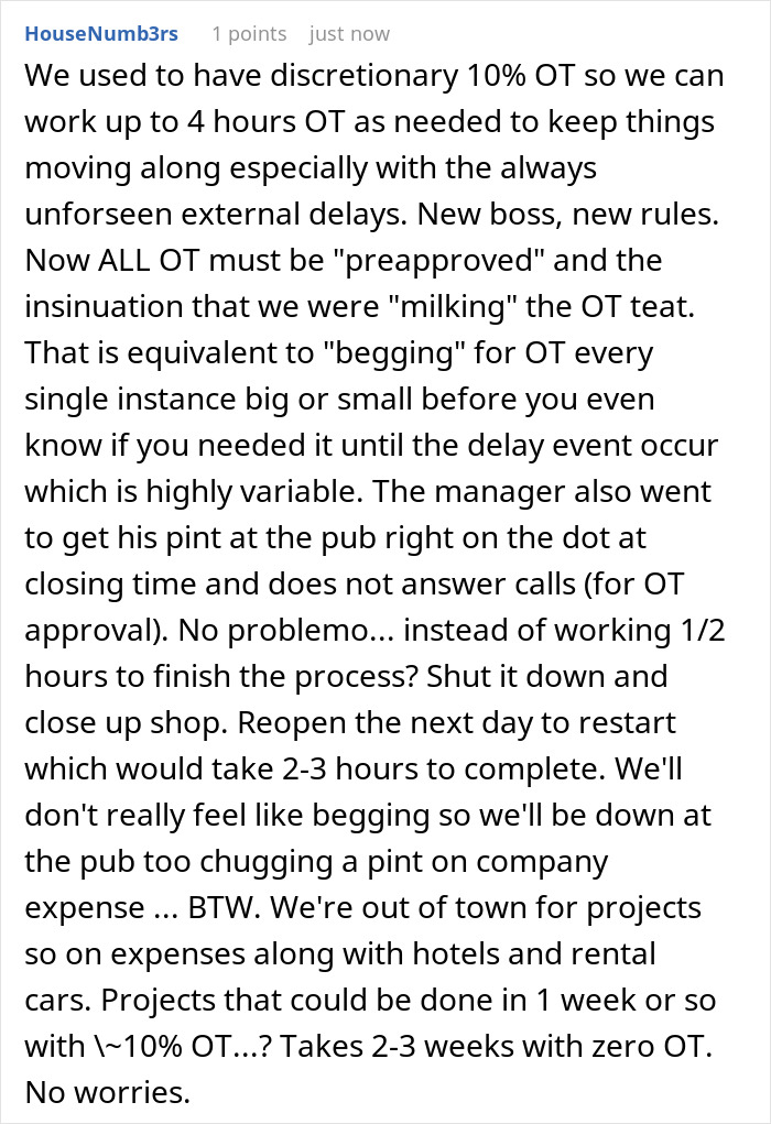 Person Sticks To Schedule After Being Reprimanded For Being Late, Company Has To Hire 3 New People