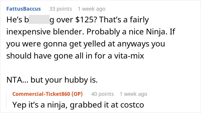Husband&rsquo;s Nagging Wife Over &ldquo;Stupid Buy&rdquo; Of A Blender Has Her Rethinking The Entire Marriage