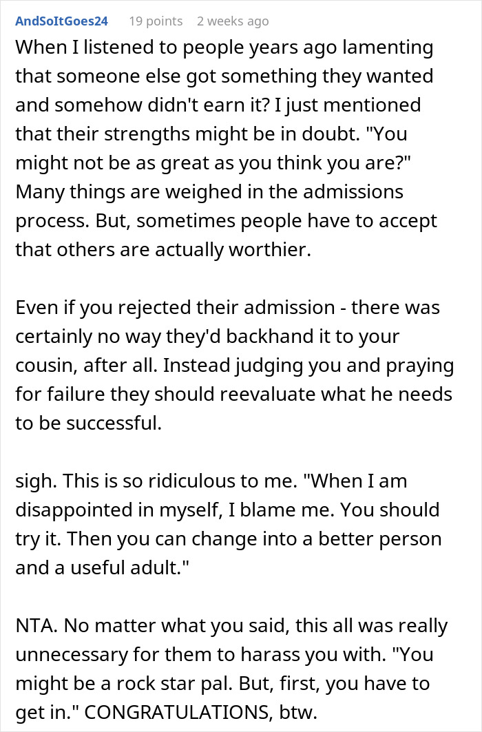 "They Jumped On Me Immediately”: Family Demand Teen Give Up College Spot For Entitled Cousin "They Jumped On Me Immediately”: Family Demand Teen Give Up College Spot For Entitled Cousin