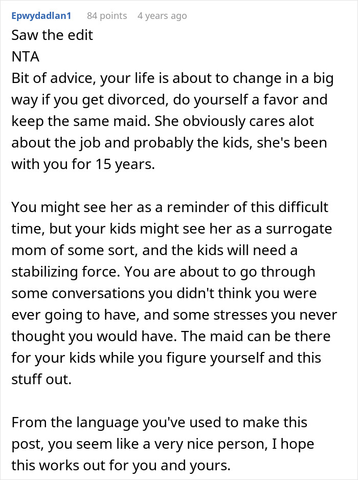Man Can’t Understand Why Wife Wants To Fire Their Maid, Uncovers A Dark Secret Man Can’t Understand Why Wife Wants To Fire Their Maid, Uncovers A Dark Secret