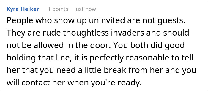 MIL Refuses To Apologize For Barging In Unannounced And Demanding Attention From Busy DIL MIL Refuses To Apologize For Barging In Unannounced And Demanding Attention From Busy DIL