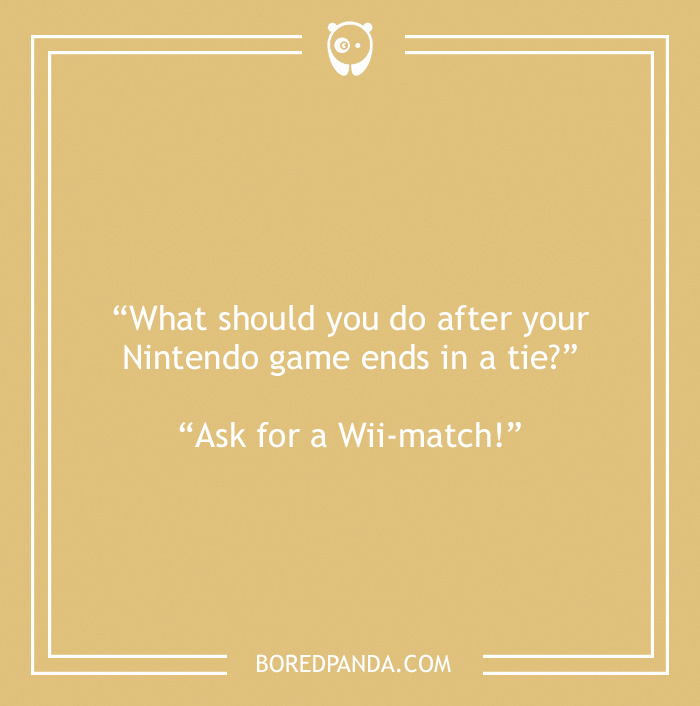 Computer joke about Nintendo game ending in a tie  - 20