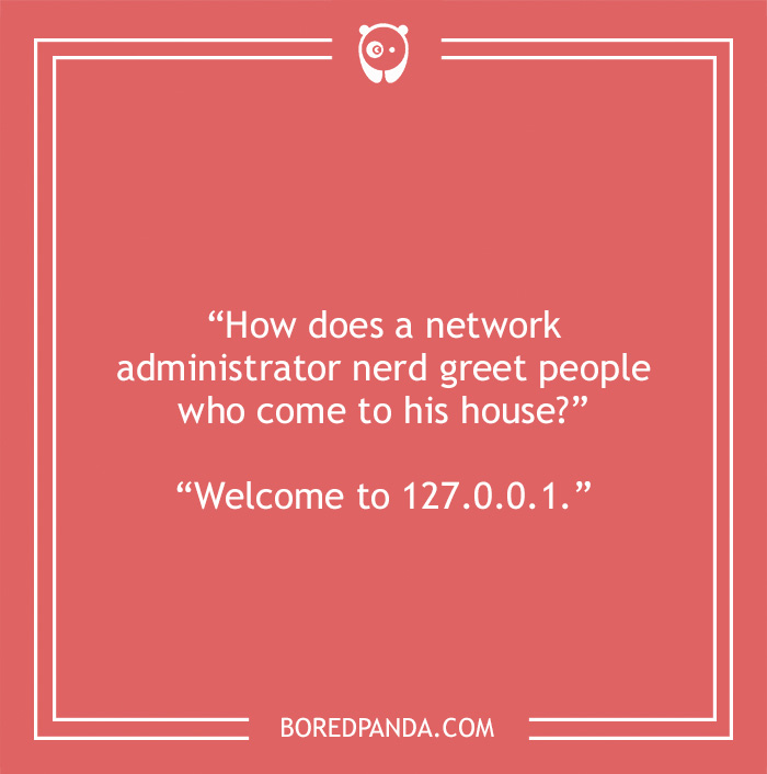 Computer joke about 127.0.0.1 - 21