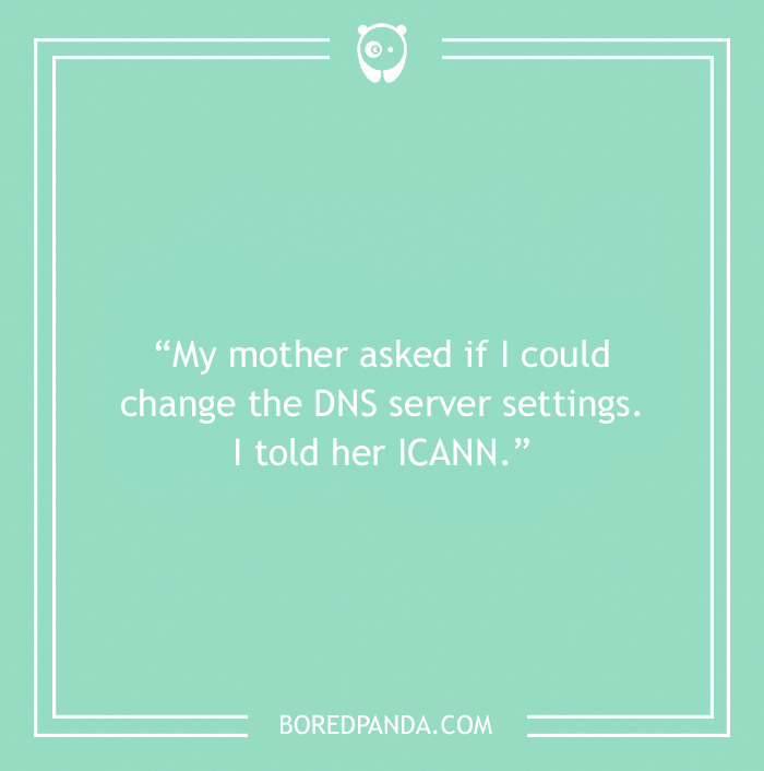 Computer joke about changing DNS server settings - 22