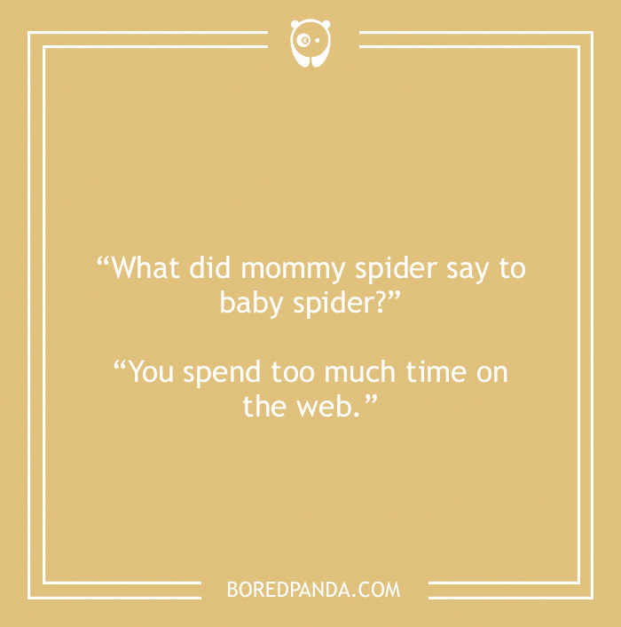 Computer joke about mommy and baby spiders - 28