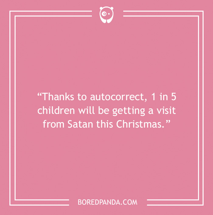 Computer joke about autocorrect and Satan - 7