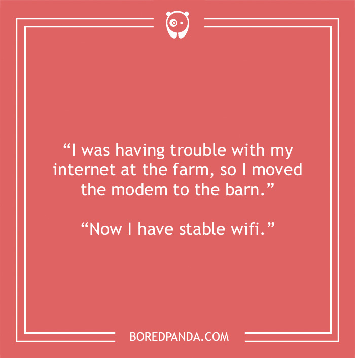 Computer joke about internet at the farm - 8