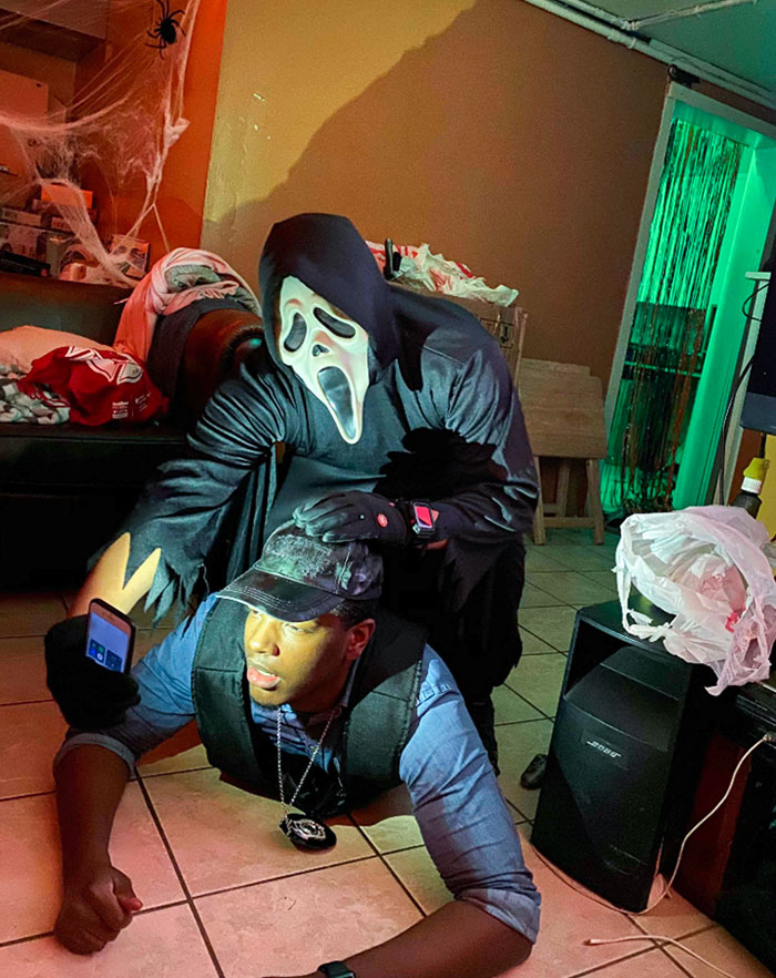 Me And A Friend At A Halloween Party