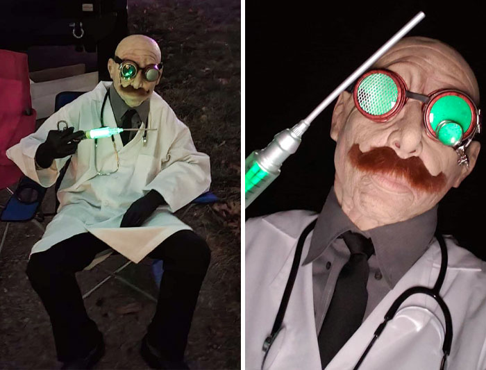 Halloween With Dr. Garaki From "My Hero Academia"