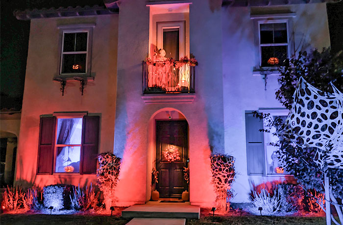 First Halloween In Our New Home. We Went With A "Trick 'R Treat" Movie Theme Outside This Year