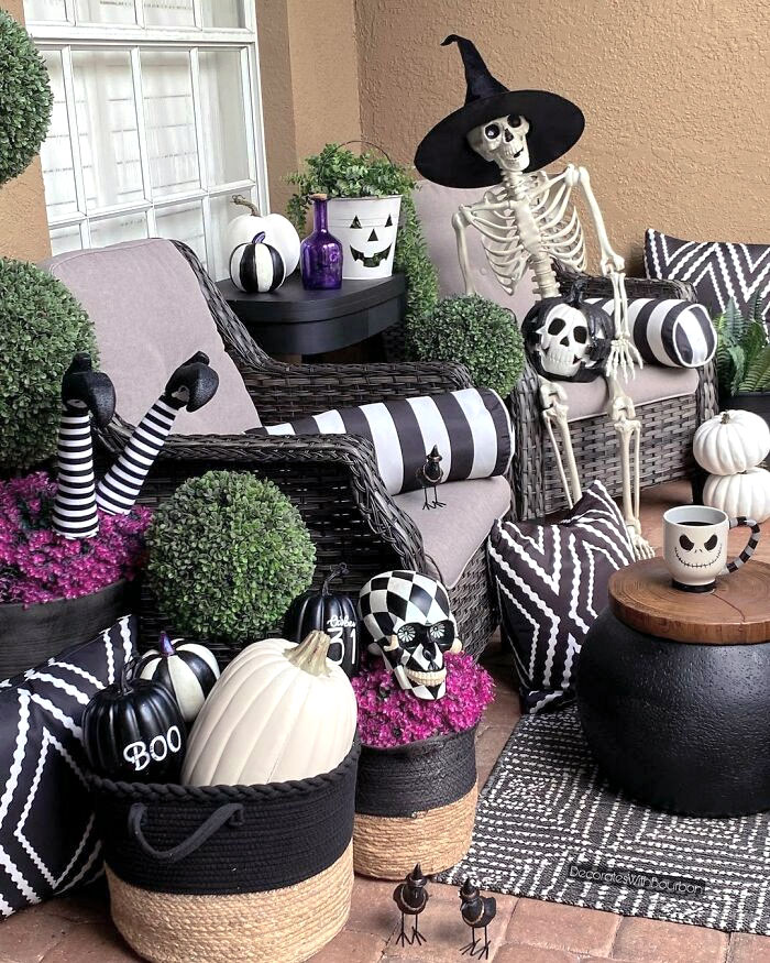 Sharing A Still Shot Of My Halloween Porch