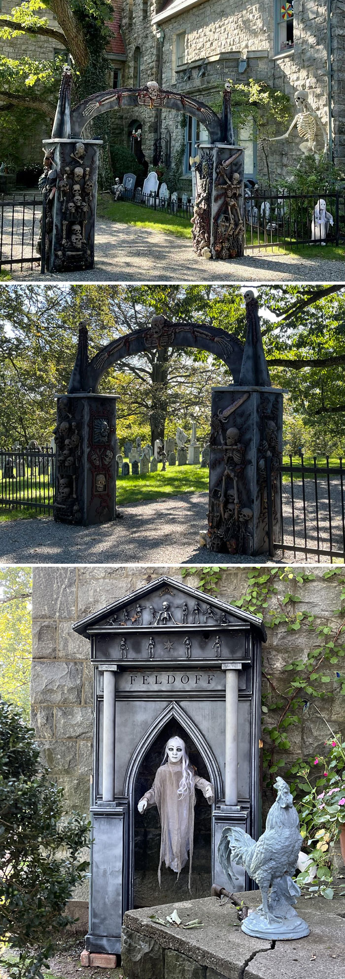 I Put Up My Pillars, Arch, Fence, And Mausoleum Today. Not My House (I Just Work There)