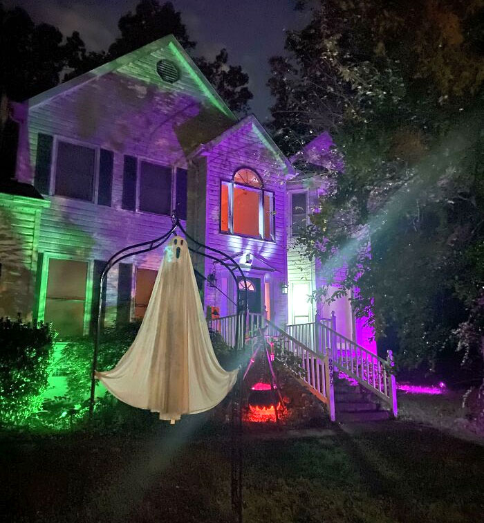 First Night This Year With Some Outdoor Decor. Makes Me So Happy