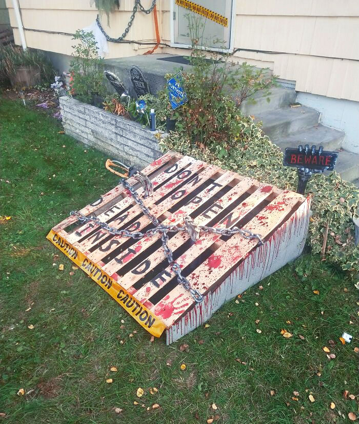 Zombie Cellar I Made To Hide A Fog Machine