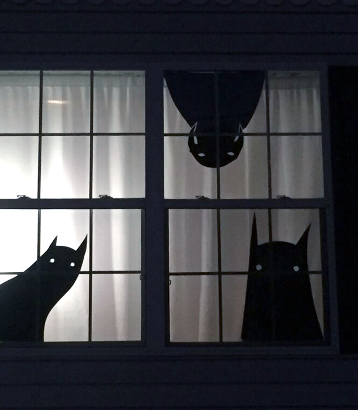 Money Is A Bit Tight Right Now So I Made Some Homemade Halloween Decorations. Turned Out Pretty Good, I Think