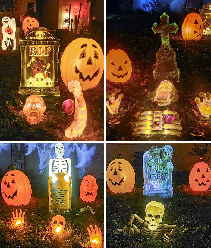 The Blow Mold Graveyard Is Almost Complete. One Pirate Groundbreaker Needs Minor Repairs