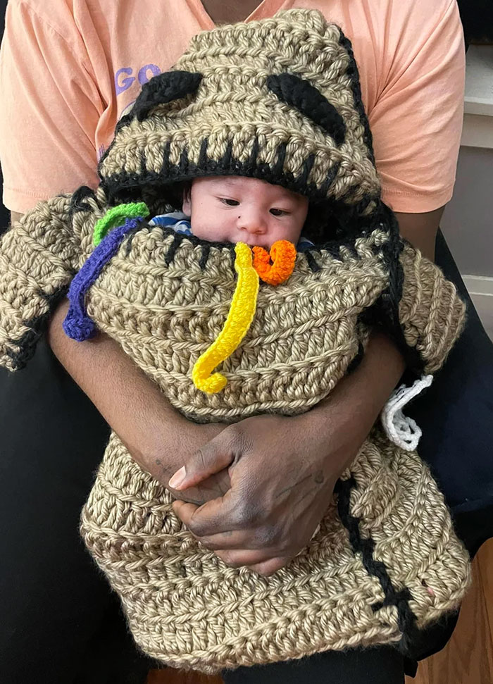 This Handmade Oogie Boogie Costume