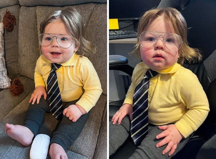 My Nephew's Halloween Costume. Guess Who He Is