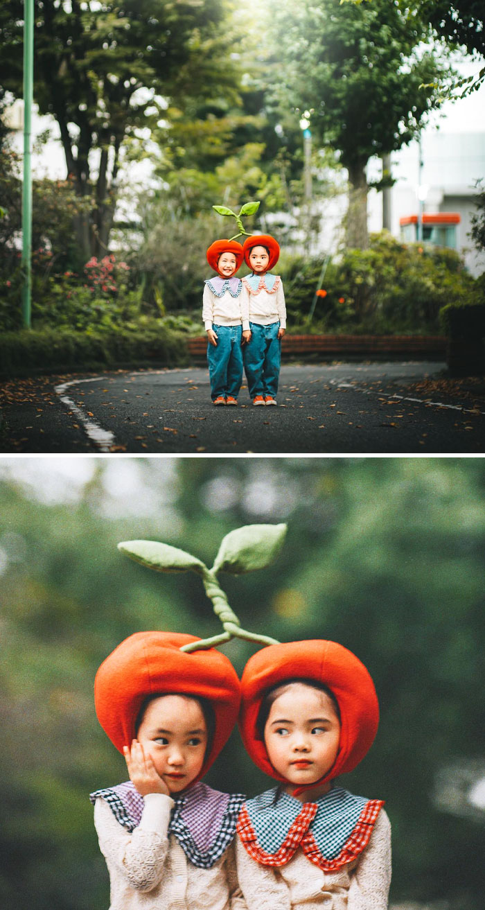 Halloween With Cherry Twins