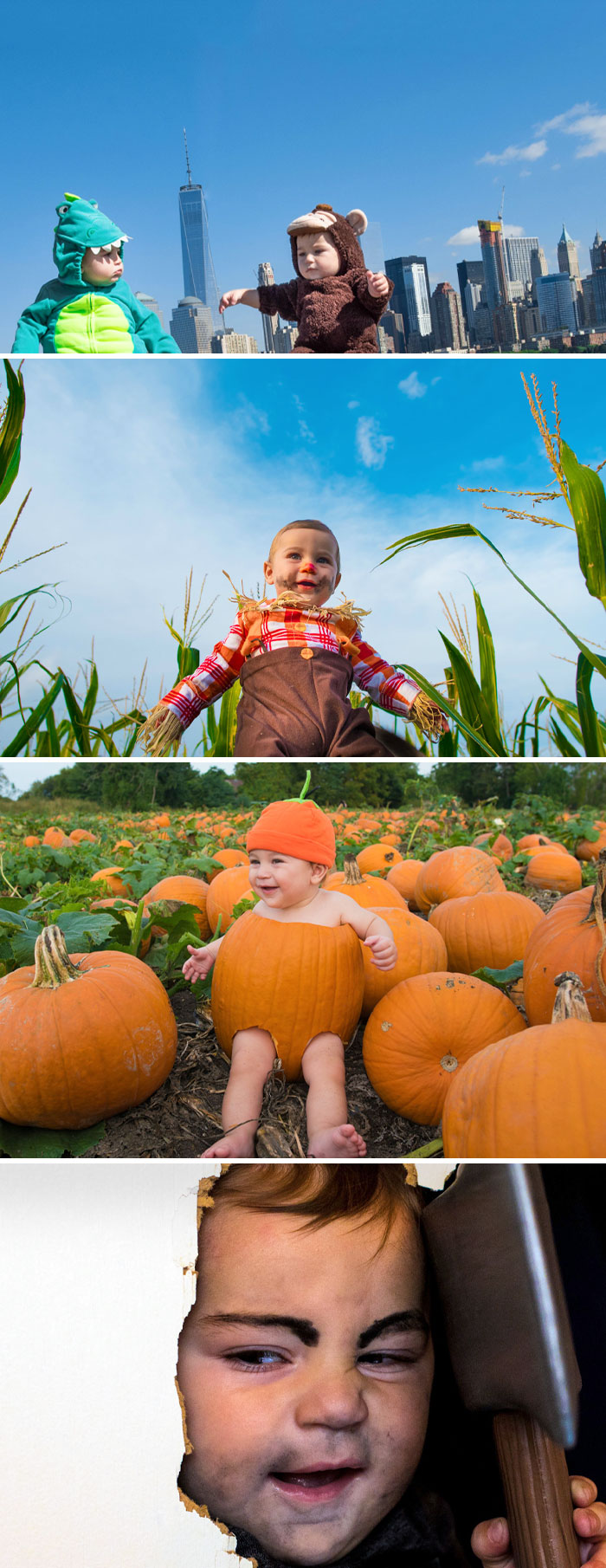 My Wife Dresses Our 7-Month-Old Son The Rest Of The Year, But I Get Halloween. I Might Have Taken It Too Far