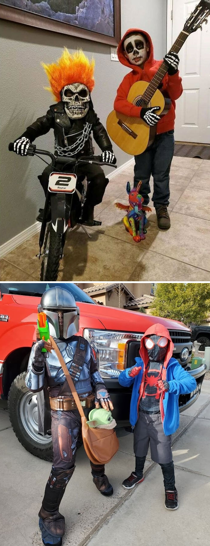 My Kids In Their Costumes