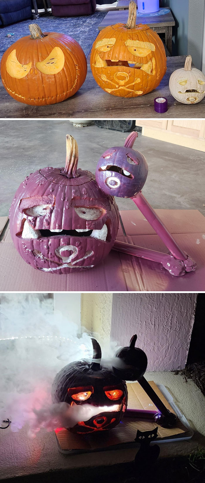 My Wheezing Jack-O'-Lantern That I Carved Way Too Early