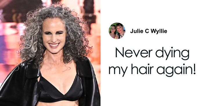 Helen Mirren And Andie MacDowell Stun At Paris Fashion Week While Flaunting Natural Hair