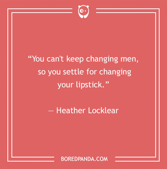 Heather Locklear quote about dating