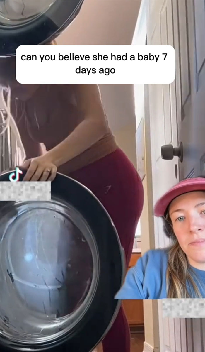 Man Finds It Funny His Wife Is Doing The Laundry 7 Days After Giving Birth, People Call Him Out