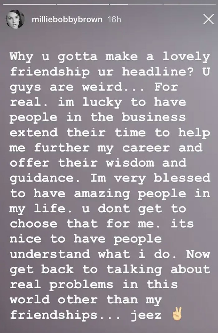 Drake Finally Responds To Millie Bobby Brown Grooming Claims In A New Album Drake Finally Responds To Millie Bobby Brown Grooming Claims In A New Album