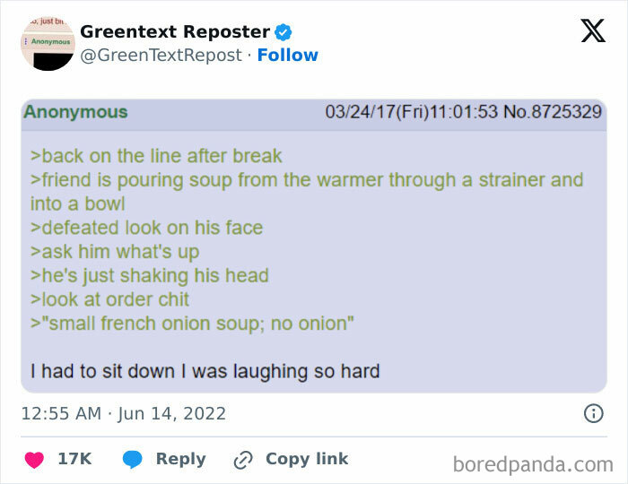 French Onion Soup With No French Please