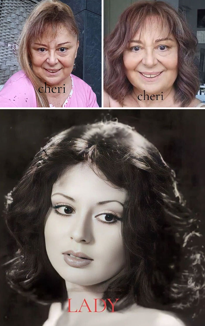 Elderly-Woman-Now-Then-Cheri-Lady-Tiktok-Trend