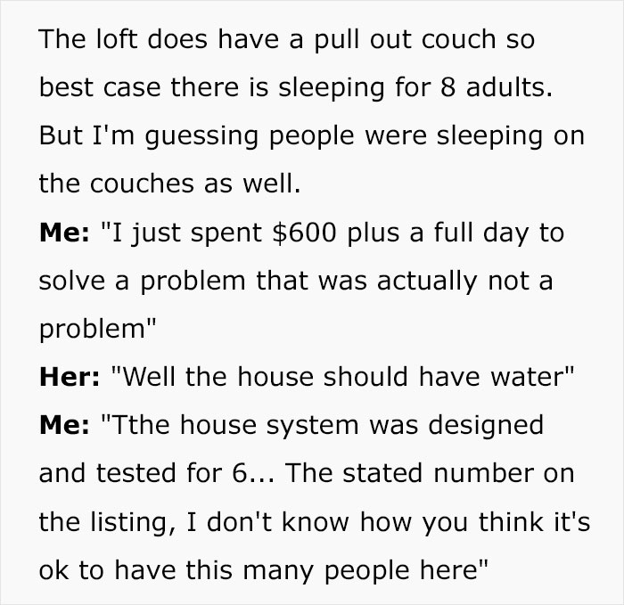 5-Person Family Goes Through 700 Gallons Of Water In 2 Days, Airbnb Owner Goes To Investigate