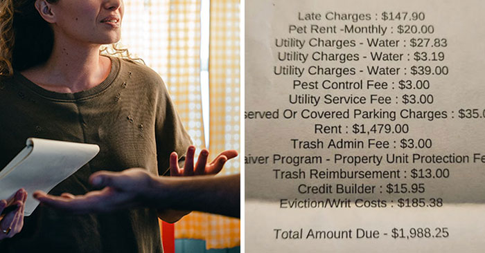 “Got An Eviction Letter For Being 15 Minutes Late Paying My Rent”