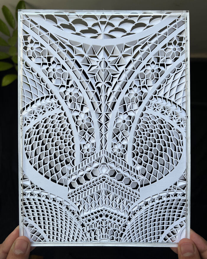 I Cut And Fold Paper To Make Perspective