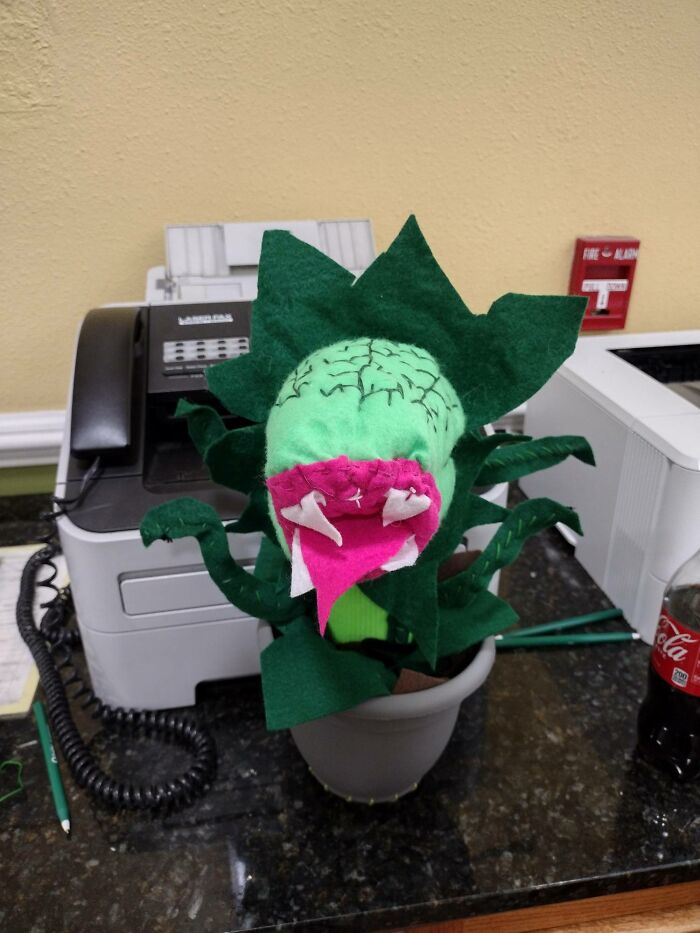 When You're Daughter Tells You The Night Before She Needs An Audrey 2 For School