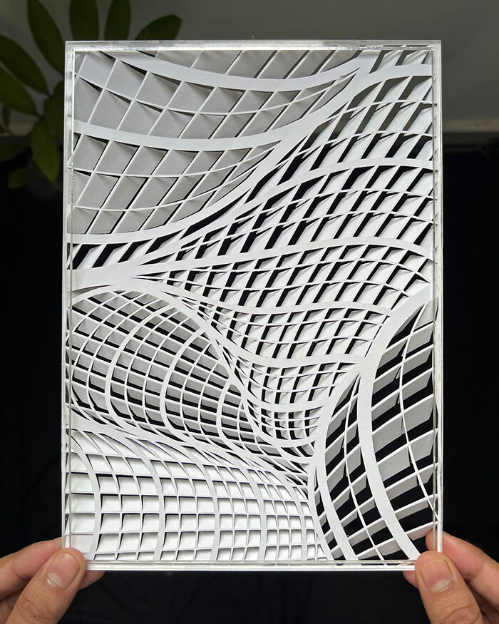 I Cut And Fold Paper To Make Perspective