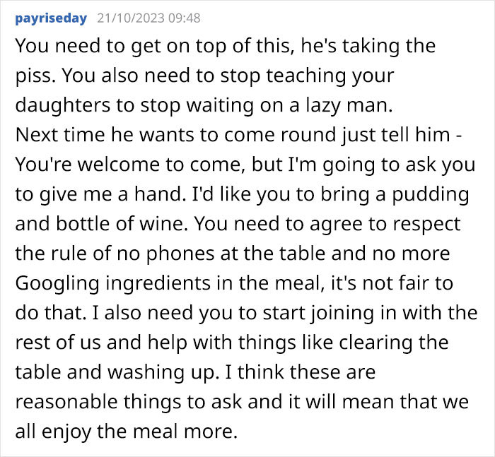 "My Blood Is Boiling": Woman Gets Sick And Tired Of Her Friend Inviting Himself To Dinner