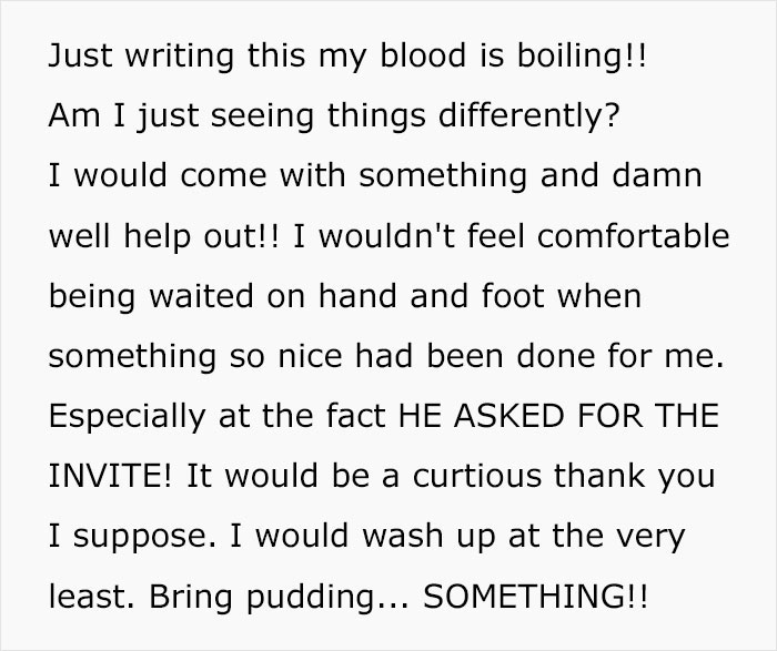 "My Blood Is Boiling": Woman Gets Sick And Tired Of Her Friend Inviting Himself To Dinner