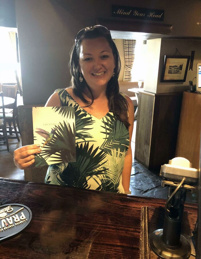 Punter Walks In Like This The Day I Got New Menus Delivered