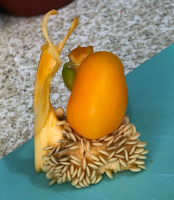 I Accidentally Cut Out A Snail-Shaped Bell Pepper