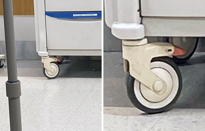 The Wheel Looks Like A Goose Head Holding A Wheel